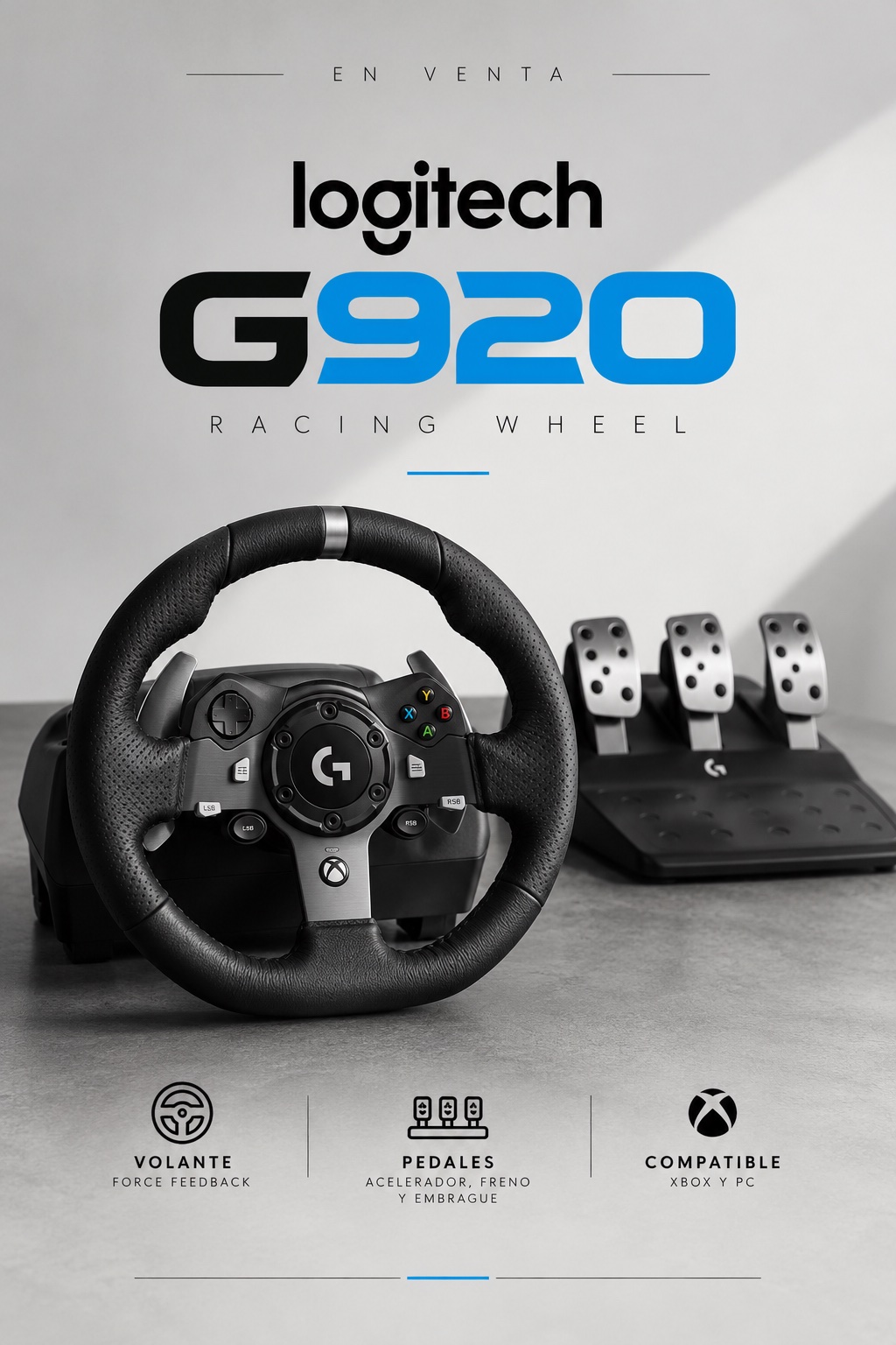 Portada de Logitech G920